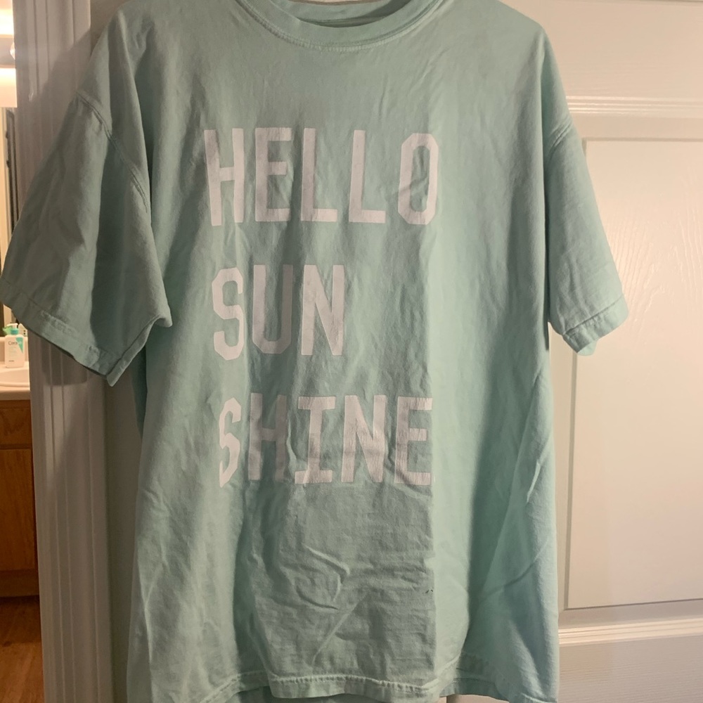 Hello sunshine comfort colors t shirt